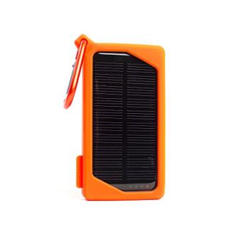 chargeur solaire orange