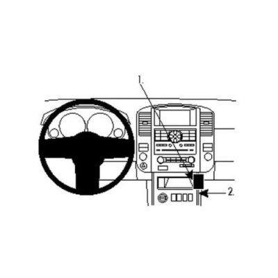 Brodit ProClip 854754 Support de Fixation Noir