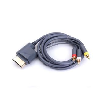Cable Audio Video Rca Para Xbox 360 Slim (e) Original | Meses sin interés