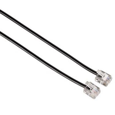Hama telefoonkabel - 15 m - zwart