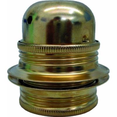 ELECTRALINE 71129 DOUILLE E27 FILETÉE + 2 BAGUES LAITON