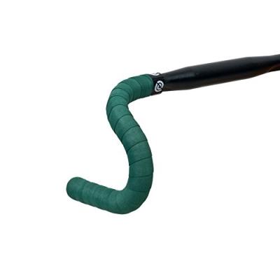 Ribbon ruban de guidon en liège pour vélo plus, dark green, cp56