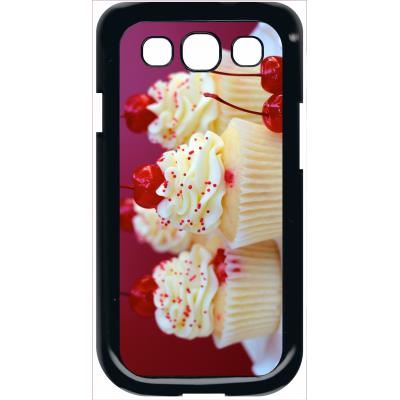 Coque samsung s3 cupcakes cerise amande