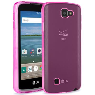 LG K4 Etui Housse Coque de protection Ultra Fine Silicone TPU Gel Pour LG K4 (Jelly - Rose)