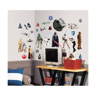 Roommates 539101 star wars autocollant multi-elements repositionnable multicolore 0,01 cm