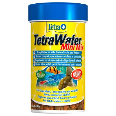 Tetra - Aliment Complet TetraWafer Mini Mix pour Poissons de Fond et Crustacés - 100ml