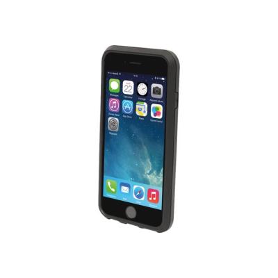 Mobilis Crash - Achterzijde behuizing voor mobiele telefoon - robuust - polycarbonaat, thermoplastic polyurethaan (TPU) - zwart - voor Apple iPhone 6, 6s