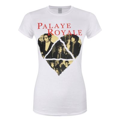 Palaye Royale T-Shirt Heart Femme BlancM