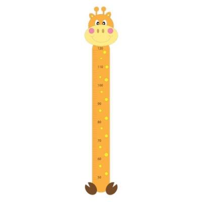 GIRAFFE CHILDRENS CROISSANCE TOISE CHAMBRE WALL STICKER