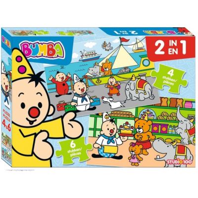 Studio 100 puzzle-2-in-1 Bumba 4 et 6 bits