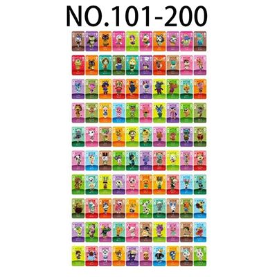 100 PCS Serie 2 Mini Amiibo Cartes pour Animal Crossing Frusde Compatible avec Nintendo Switch - 3*2,2cm