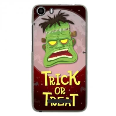 Coque souple pour Wiko Lenny 2 avec impression Motifs Montre halloween