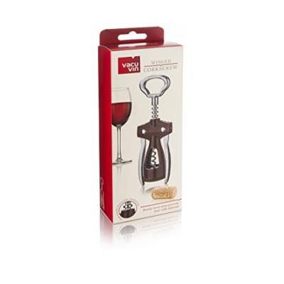 Vacu vin 68425606 tire-bouchon à ailettes bronze 3,8 x 6 x 19 cm