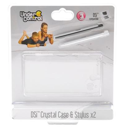 Crystal Case rigide pour DSi + 2 stylets