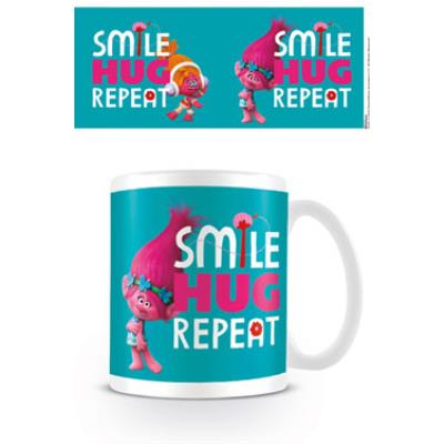 Trolls mug Smile, Hug, Repeat