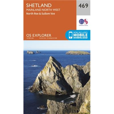 Os Explorer Map (469) Shetland - Mainland North West (Map)