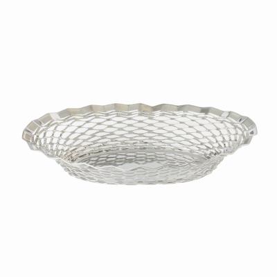Corbeille Pain Ovale Inox 25X18 Cm