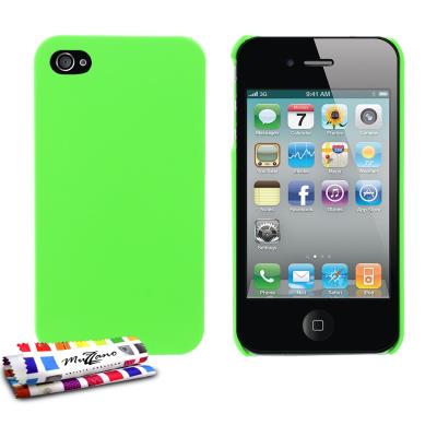 Coque Rigide Ultra-Slim Le Pearls Vert pour APPLE IPHONE 4