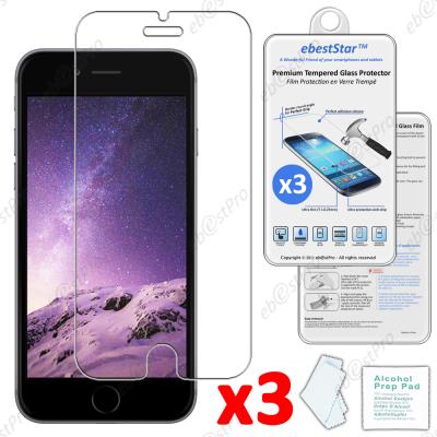ebestStar ® pour Apple iPhone 6 Plus écran 5,5 - Lot x3 Film protection en VERRE Trempé Vitre protecteur anti casse, anti-rayure, anti choc