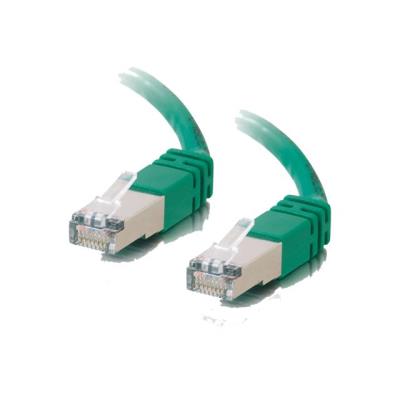C2G Cat5e Booted Shielded (STP) Network Patch Cable - verbindingskabel - 1 m - groen