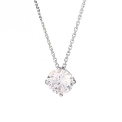 Or eclat collier or blanc 375° femme