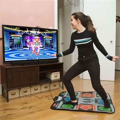 Tapis de danse interactif compatible console , écran et ordinateur