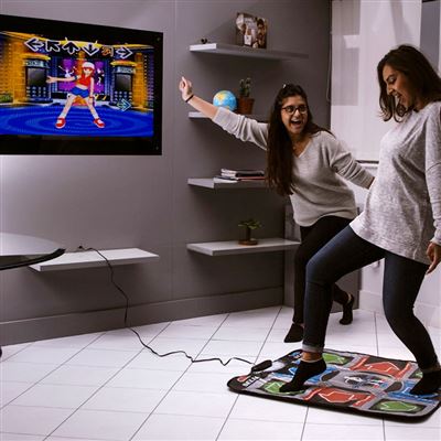 Tapis de danse interactif compatible console , écran et ordinateur