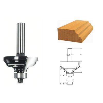 Fraise à Profiler Type C Deux Tranchants avec Roulement Au Carbure Ø 8Mm L 57Mm Bosch 2608628396