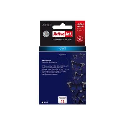 ActiveJet AH-11CR Premium version - cyaan - refurbished - inktcartridge (alternatief voor: HP 11)