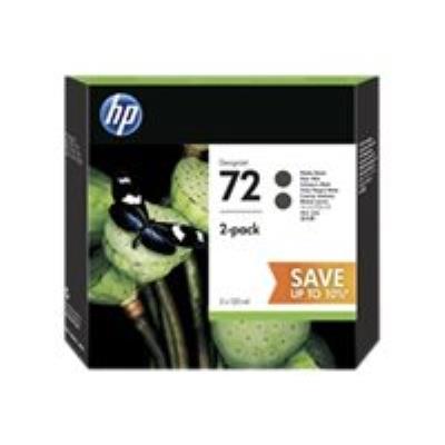 HP 72 - 2 - hoge capaciteit - dof zwart - origineel - inktcartridge