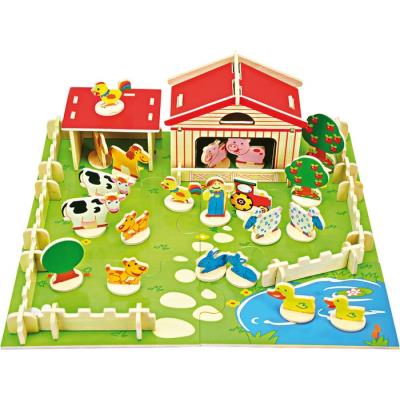 Puzzle de construction la petite ferme Abby