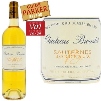 Château broustet 2008 sauternes deuxieme cru cl...