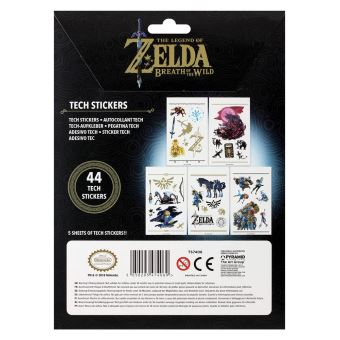 Pack d'autocollants The legend of Zelda Breath of the Wild