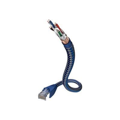 in-akustik Premium - netwerkkabel - 3 m - blauw, zilver