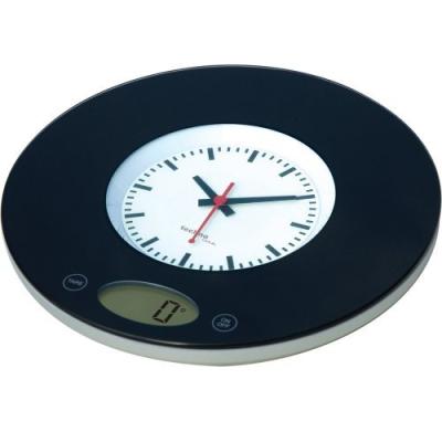 WANDUHR MIT KÜCHENWAAGE