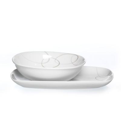RITZENHOFF & BREKER 593792 ALINA MARRON SET DE SERVICE 2 PIÈCES