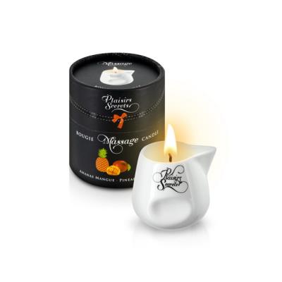 Bougie de Massage Plaisirs Secrets Ananas Mangue