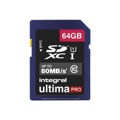 Integral UltimaPro - flashgeheugenkaart - 64 GB - SDXC UHS-I