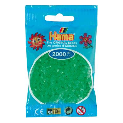 2 000 perles mini (petites perles Ø2,5 mm)- vert néon