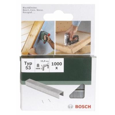 Abrasif pour Ponceuse Bosch Accessoires - Set 1000 Agrafes 18Mm Type 53
