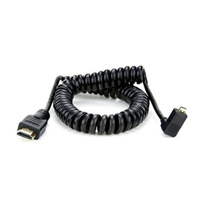 Atomos aTOMCAB013 rechtwinkel hDMI câble spirale micro hDMI vers hDMI full)