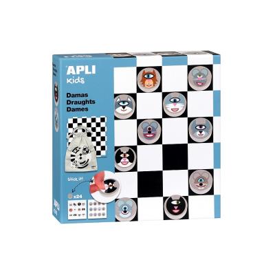 Jeu de Dames Pliable et Gommettes