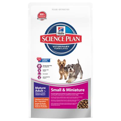 Meilleurs prix pour Hill's Science Plan - Croquettes au Poulet et Dinde pour Chien Sénior de Petite Race - 3Kg