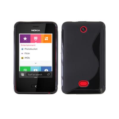 Coque Housse S-Line Nokia Asha 501 Noir