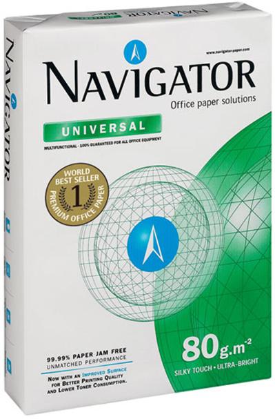 Papier A4 NAVIGATOR UNIVERSAL 80g/m2 Blanc