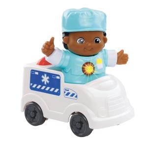 Figurine Tut Tut Copains Métiers : Peter le docteur et son ambulance Vtech - 1