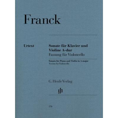 Franck Cesar - Sonate En La Majeur Pour Violon (Arrangee Pour Violoncelle) - Violoncelle/Piano