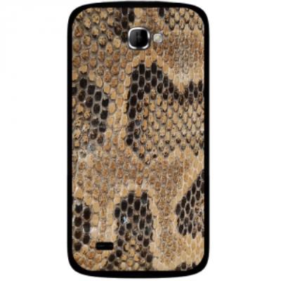 Coque rigide pour Logicom E350 avec impression Motifs peau de serpent