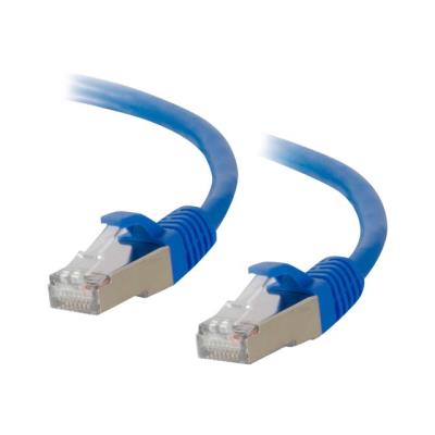 C2G Cat6a Booted Shielded (STP) Network Patch Cable - verbindingskabel - 1.5 m - blauw