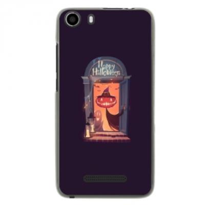 Coque souple pour Wiko Lenny 2 avec impression Motifs Happy Halloween